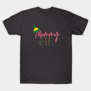 Mommy Elf Christmas Shirt T-Shirt